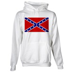 Confederate Battle Flag Hooded Sweatshirt