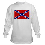 Confederate Battle Flag Long Sleeve T-Shirt