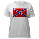 Confederate Battle Flag Womens T-Shirt