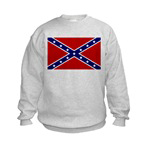 Confederate Battle Flag Kids Sweatshirt