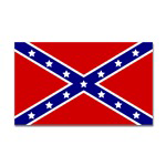 Confederate Battle Flag Sticker