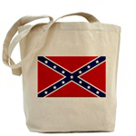 Confederate Battle Flag Tote Bag