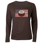 Womens Long Sleeve Dark T-Shirt